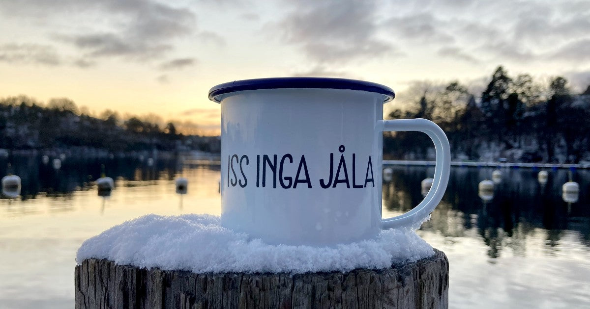 Emaljmugg – Iss inga jåla