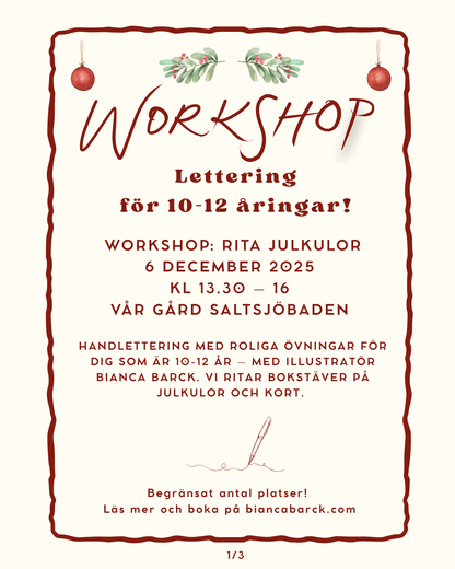 Lettering för 10-12 åringar!