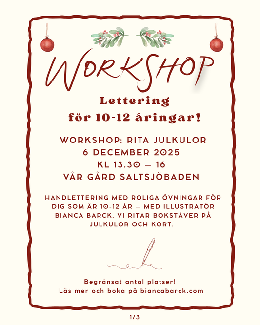Lettering för 10-12 åringar!